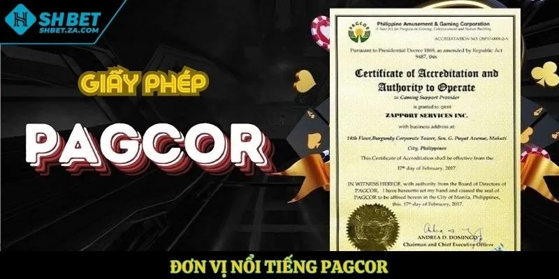 Đơn vị nổi tiếng PAGCOR