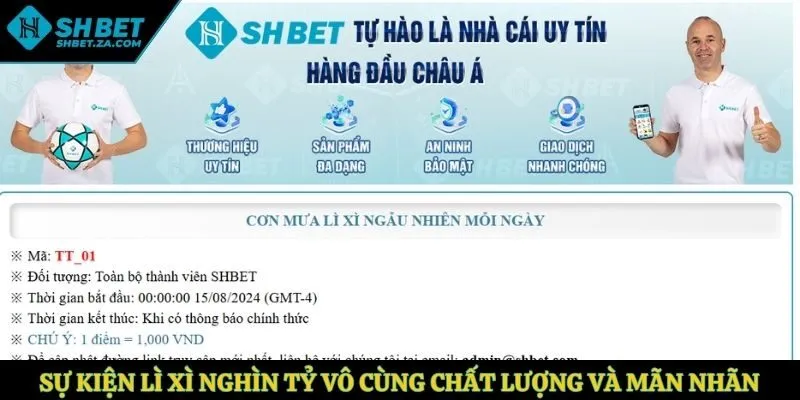 Sự kiện lì xì nghìn tỷ vô cùng chất lượng và mãn nhãn